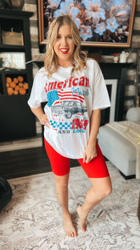 McKenna Biker Shorts | Red