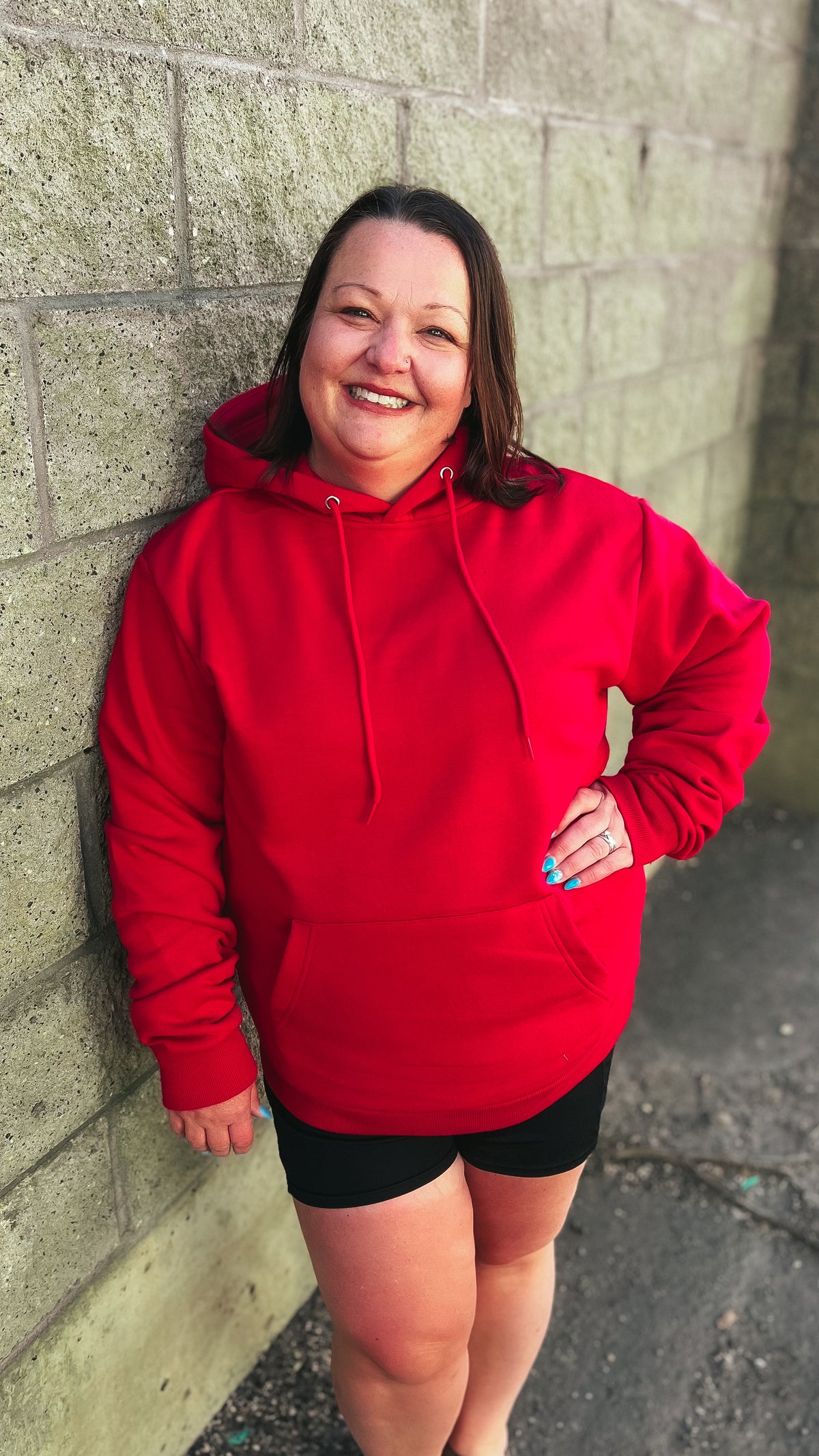 Riley Hoodie: Red