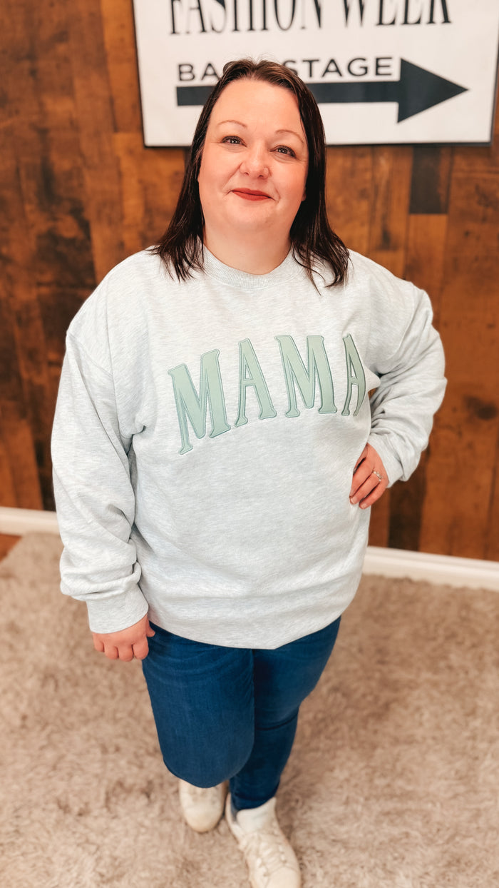 Mama Sweatshirt | Heather Grey