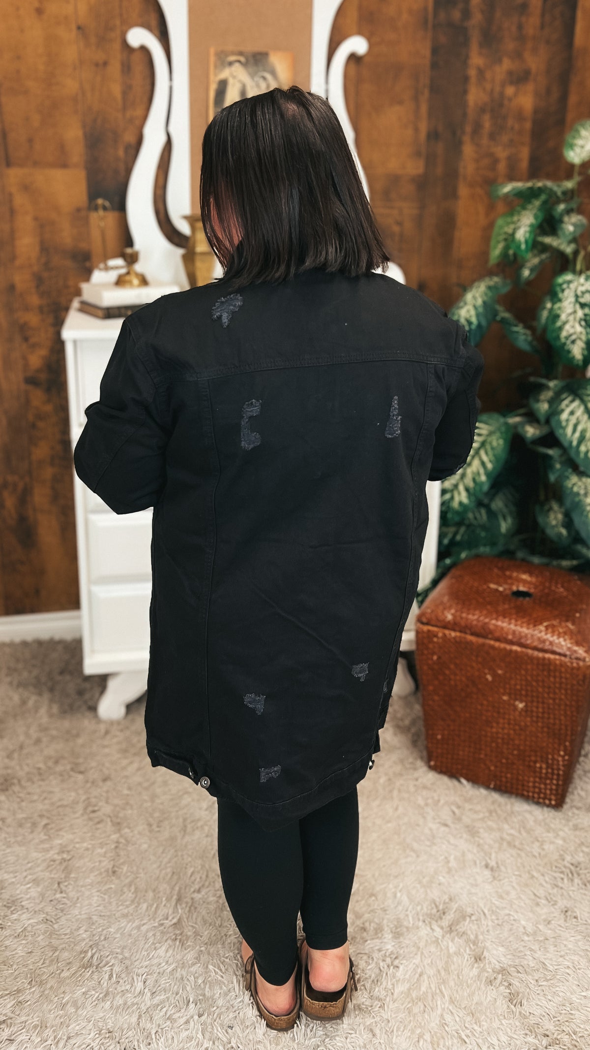 Macy Denim Jacket | Black