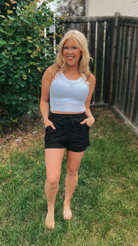 Arlena Jogging Shorts | Black