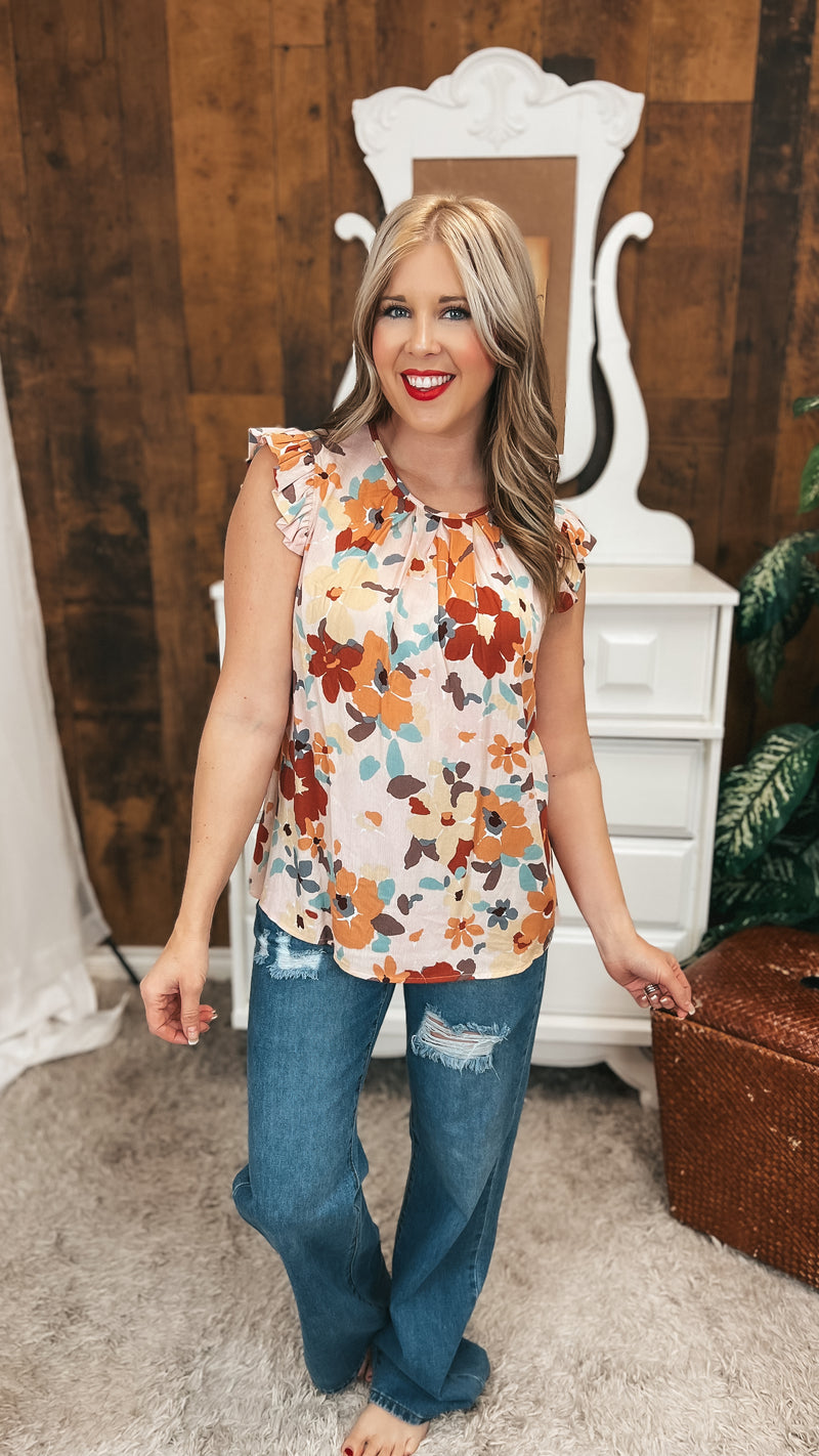 Eileen Floral Blouse | Blush