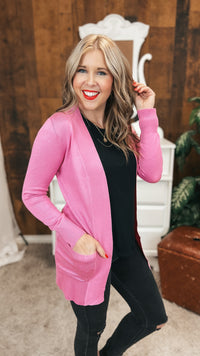 Sherry Cardigan 2.0 | Bubblegum Pink