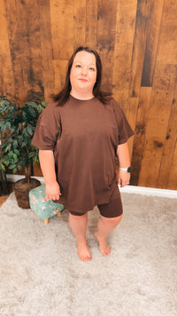 Nic Short Set: Brown