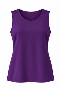 Tiffany Sleeveless Blouse | Purple