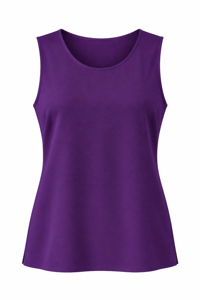 Tiffany Sleeveless Blouse | Purple