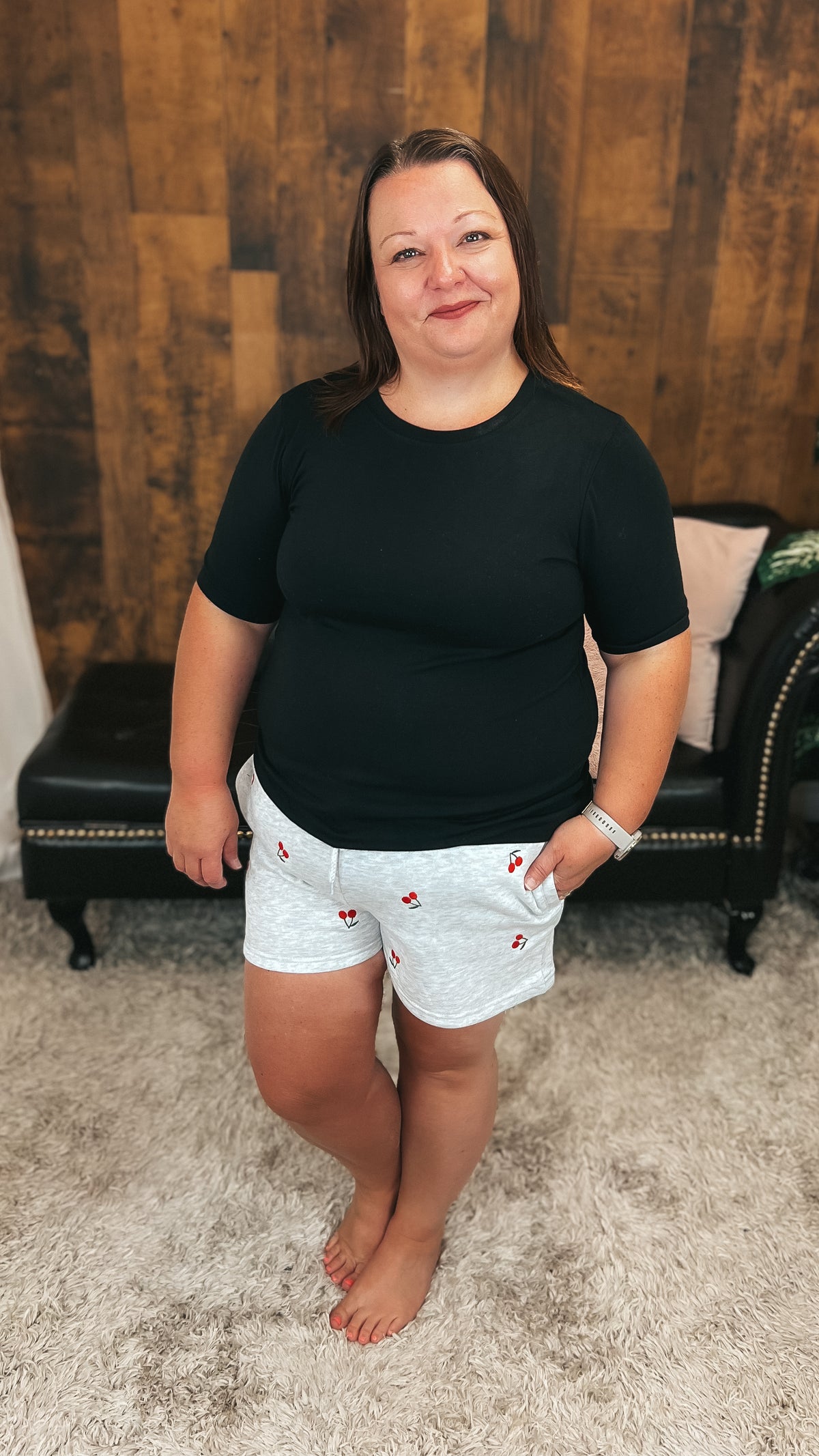 Sarah | Cherry Lounge Shorts