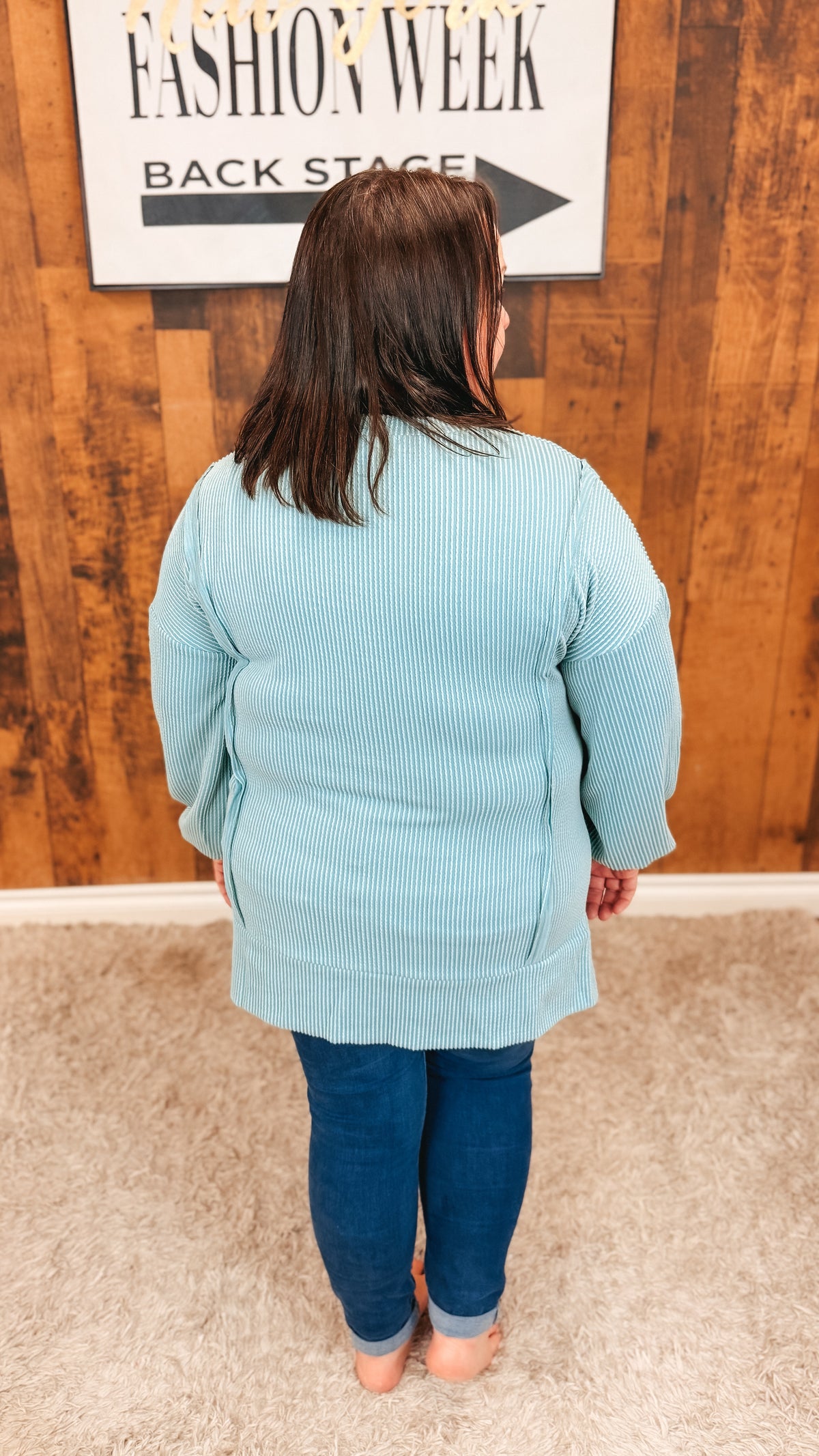 Nancy Ribbed Long Sleeve | Sage