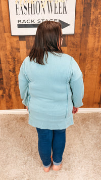 Nancy Ribbed Long Sleeve | Sage