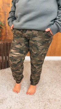 Janine Jogging Pants | Army