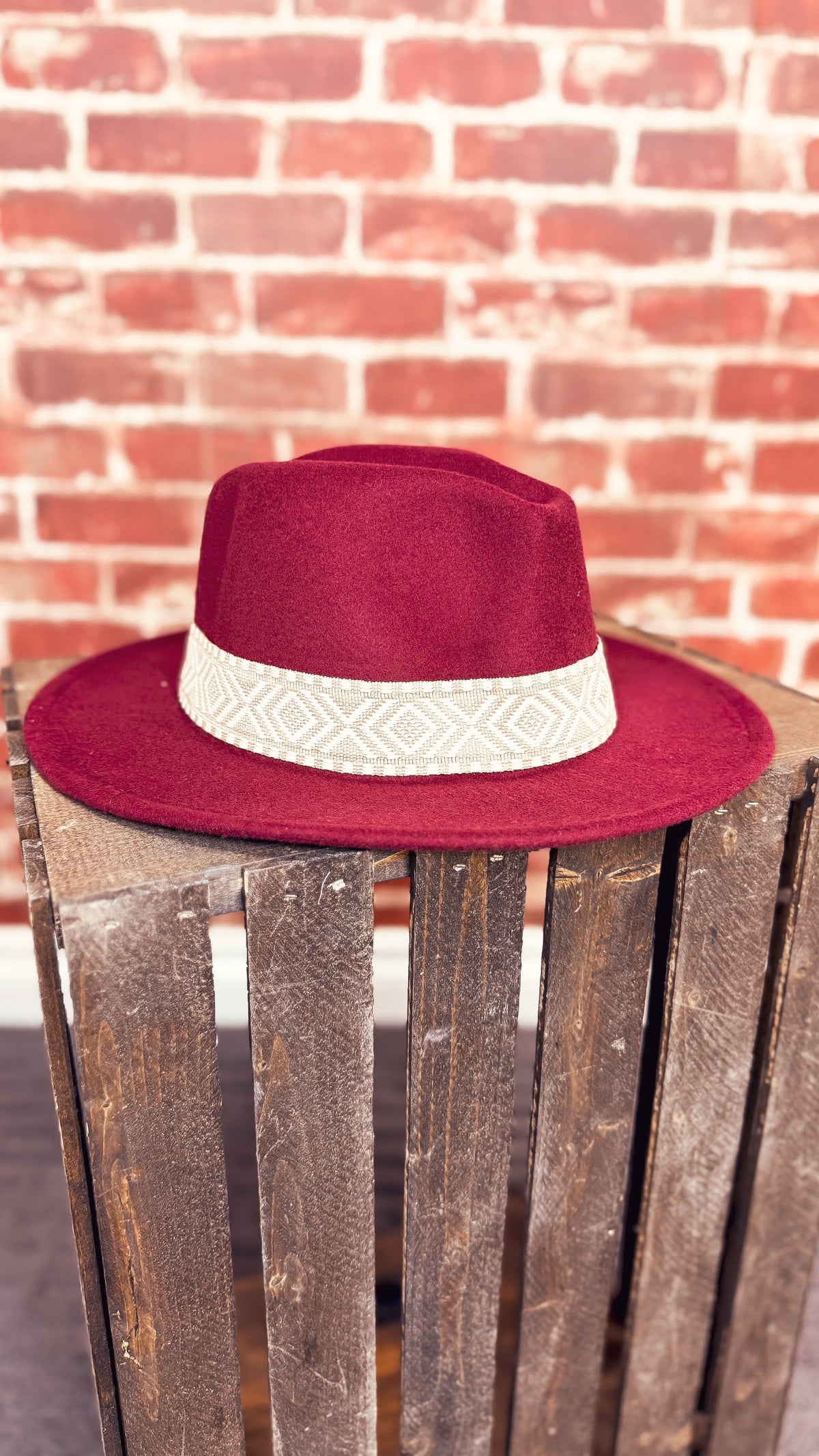 Anna Panama Hat | Wine