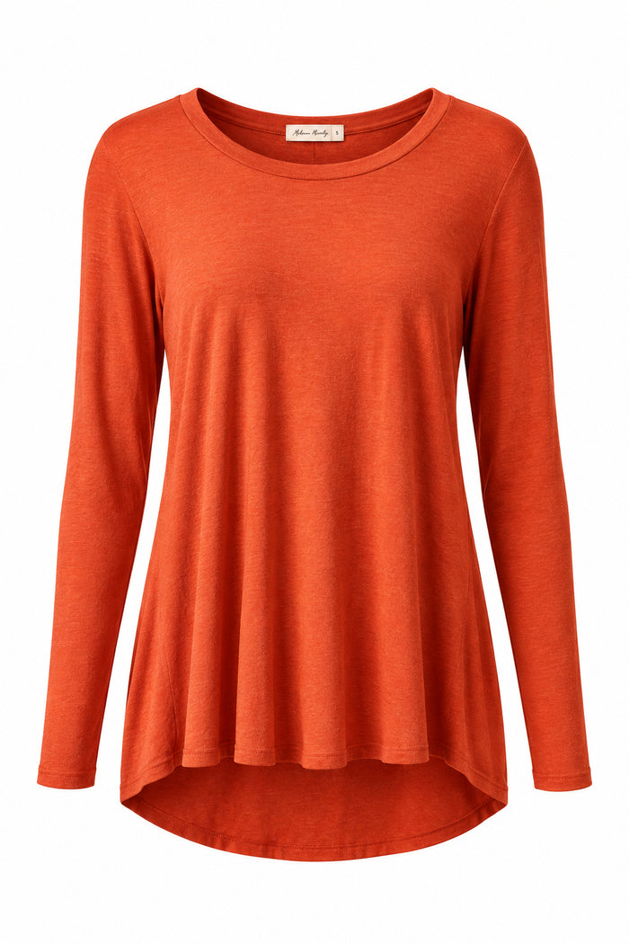 Lauralee Long Sleeve | Burnt Rust *SALE*