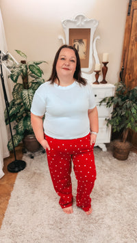 Aria Star Jogging Pants | Red