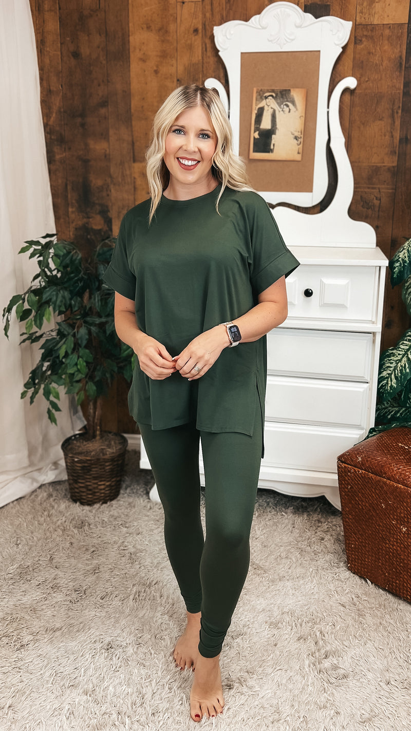Skylar Lounge Set 2.0: Dark Olive