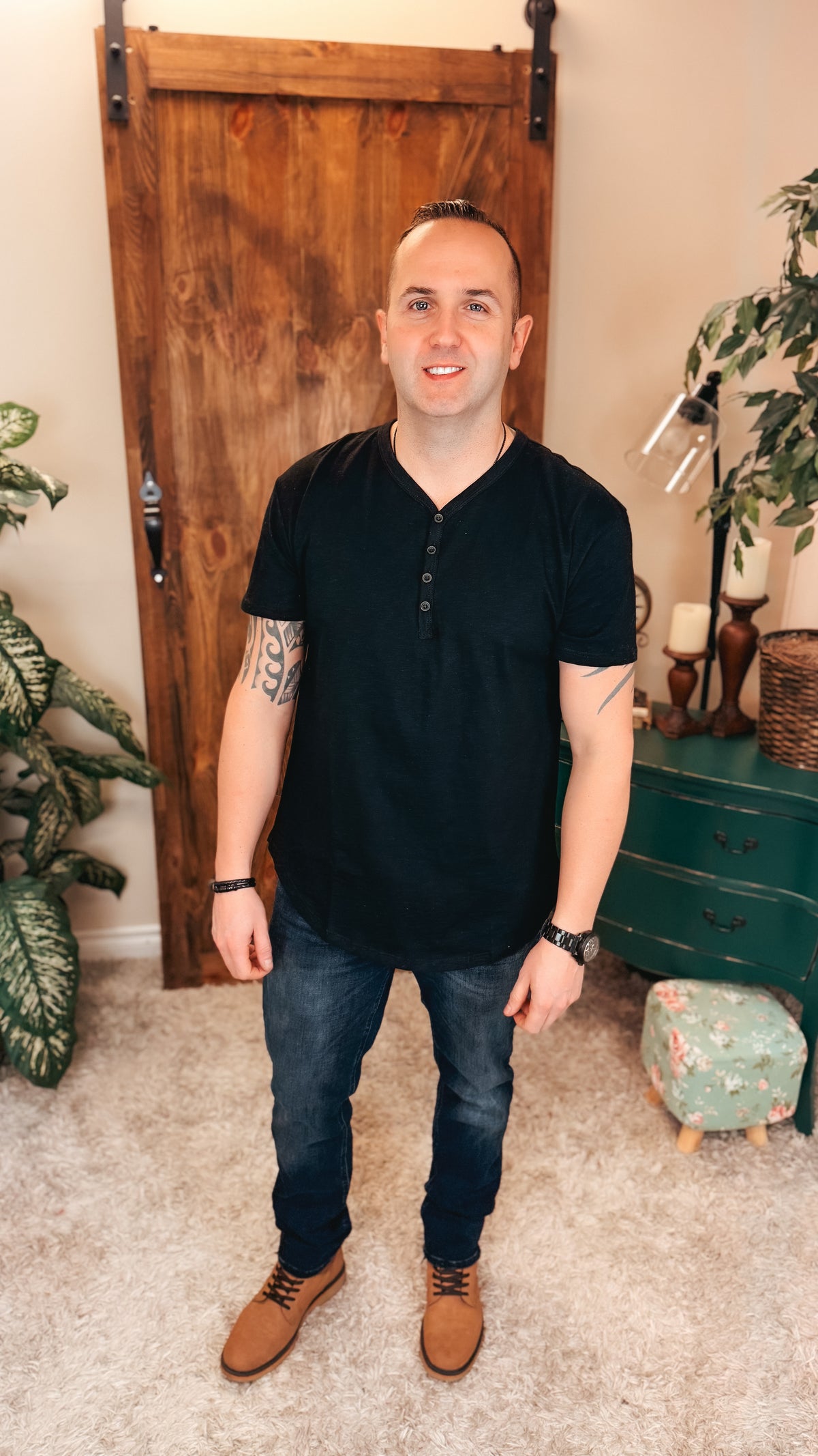 James Henley Tee: Black