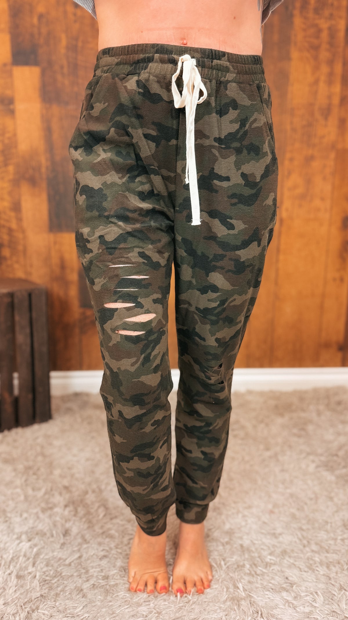 Janine Jogging Pants | Army