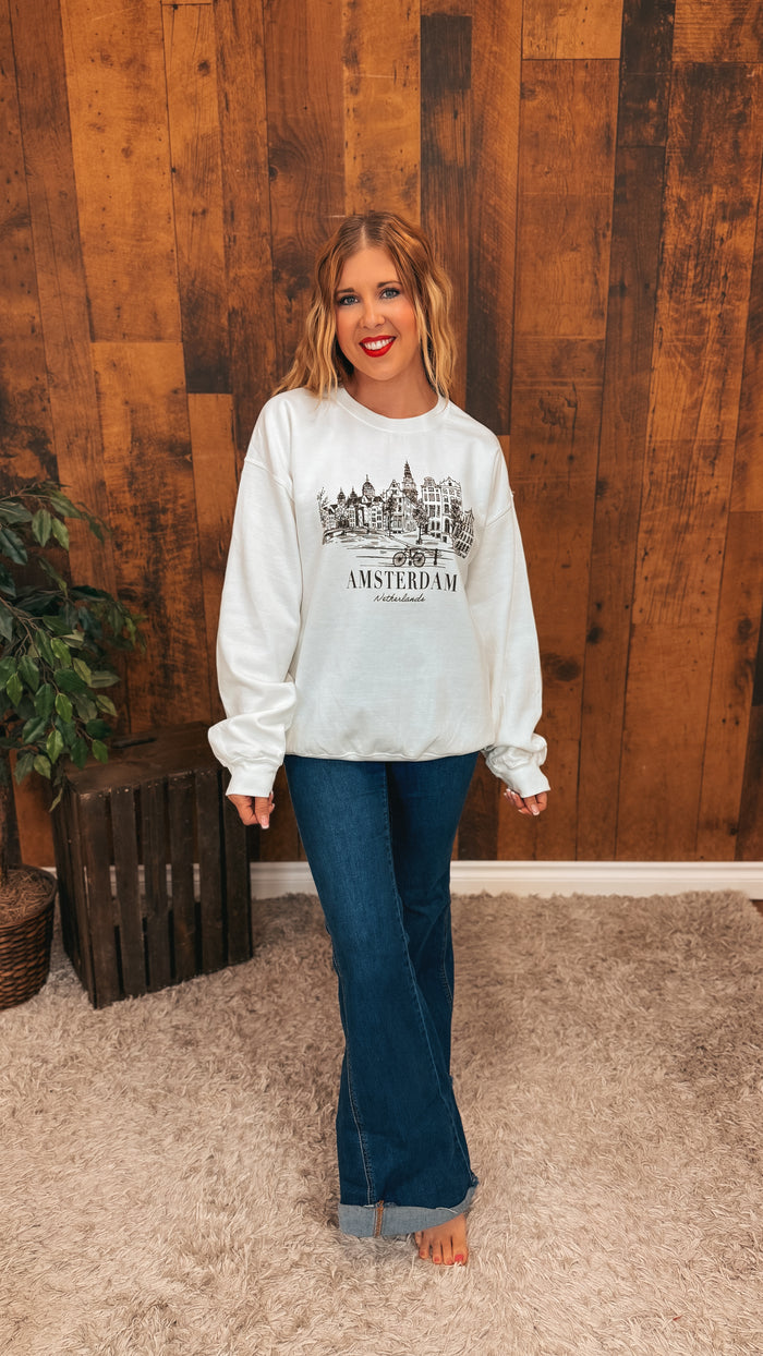 Amsterdam Crewneck | Ivory