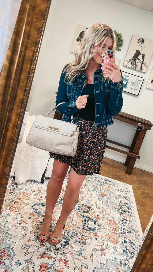 Sadie Linen Purse: Neutral