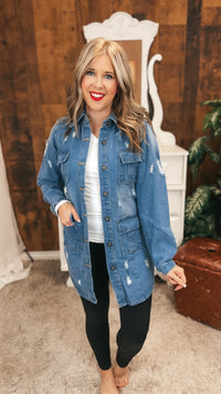 Tammy Denim Jacket | Light Blue