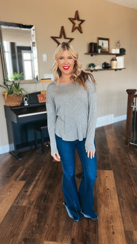Lauralee Long Sleeve | Grey