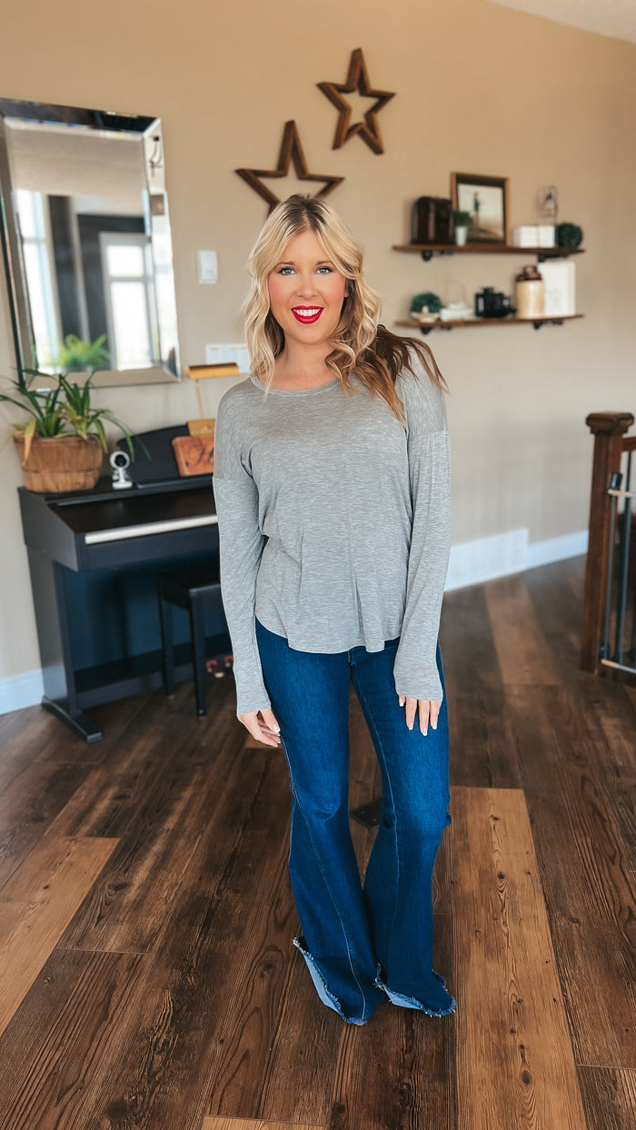 Lauralee Long Sleeve | Grey