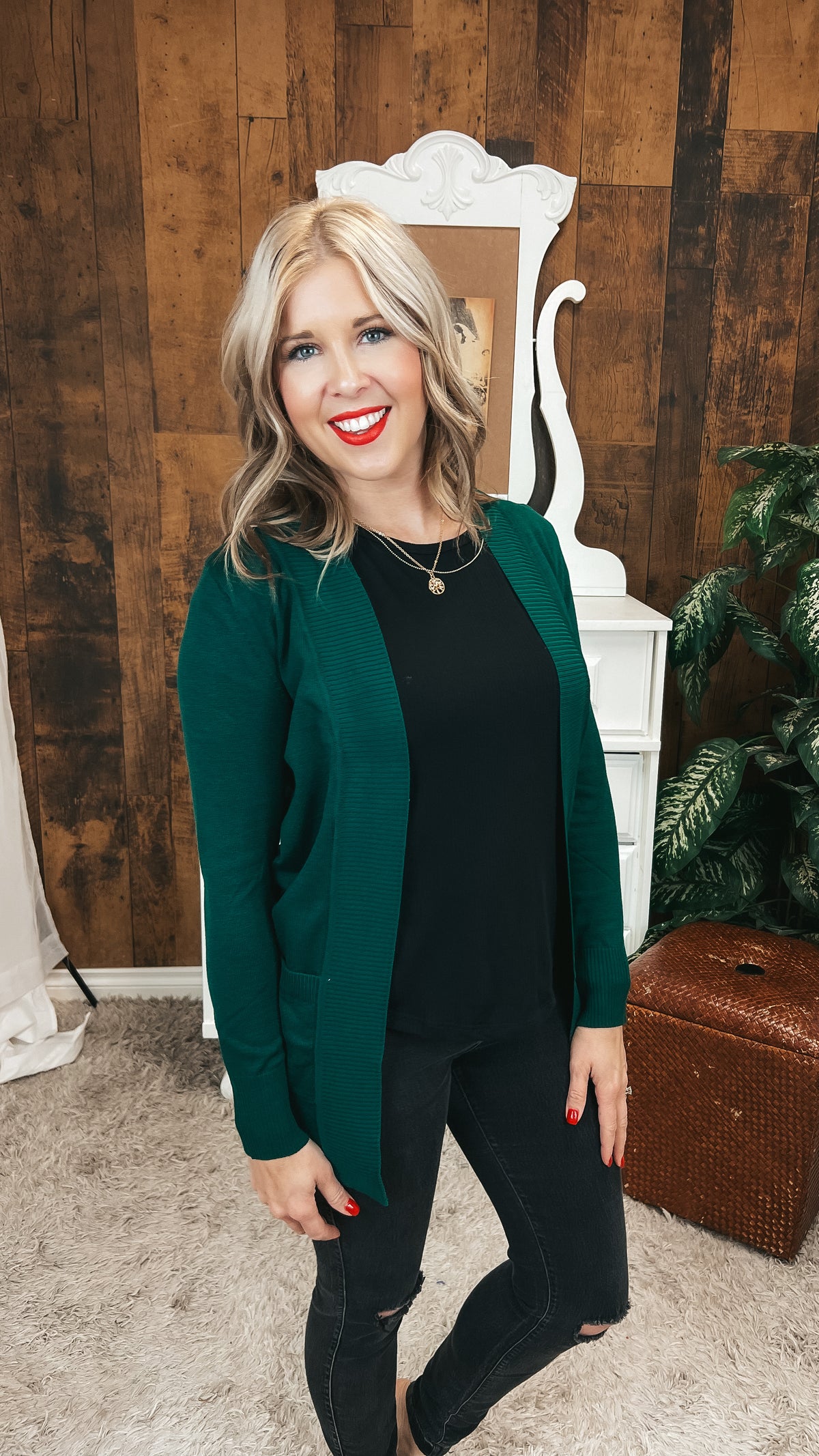 Sherry Cardigan 2.0 | Hunter Green
