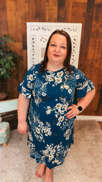 Emily Floral Sundress | Blue