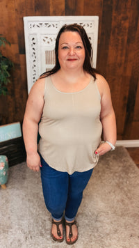 Morgan 2.0 Basic Tank Top | Mocha