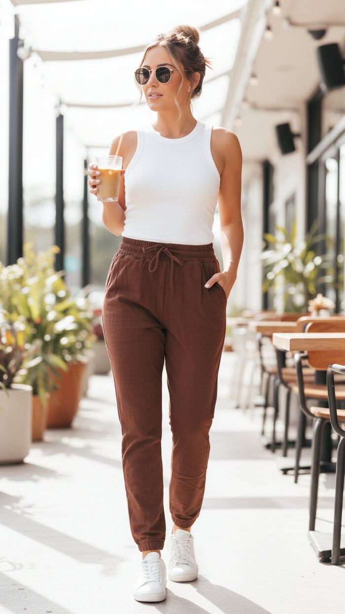 Dex Jogging Pants | Brown