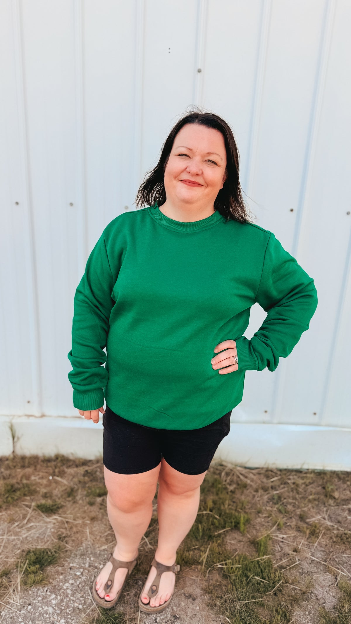 Holly Crewneck | Green