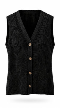 Amanda Knit Vest | Black *SALE*