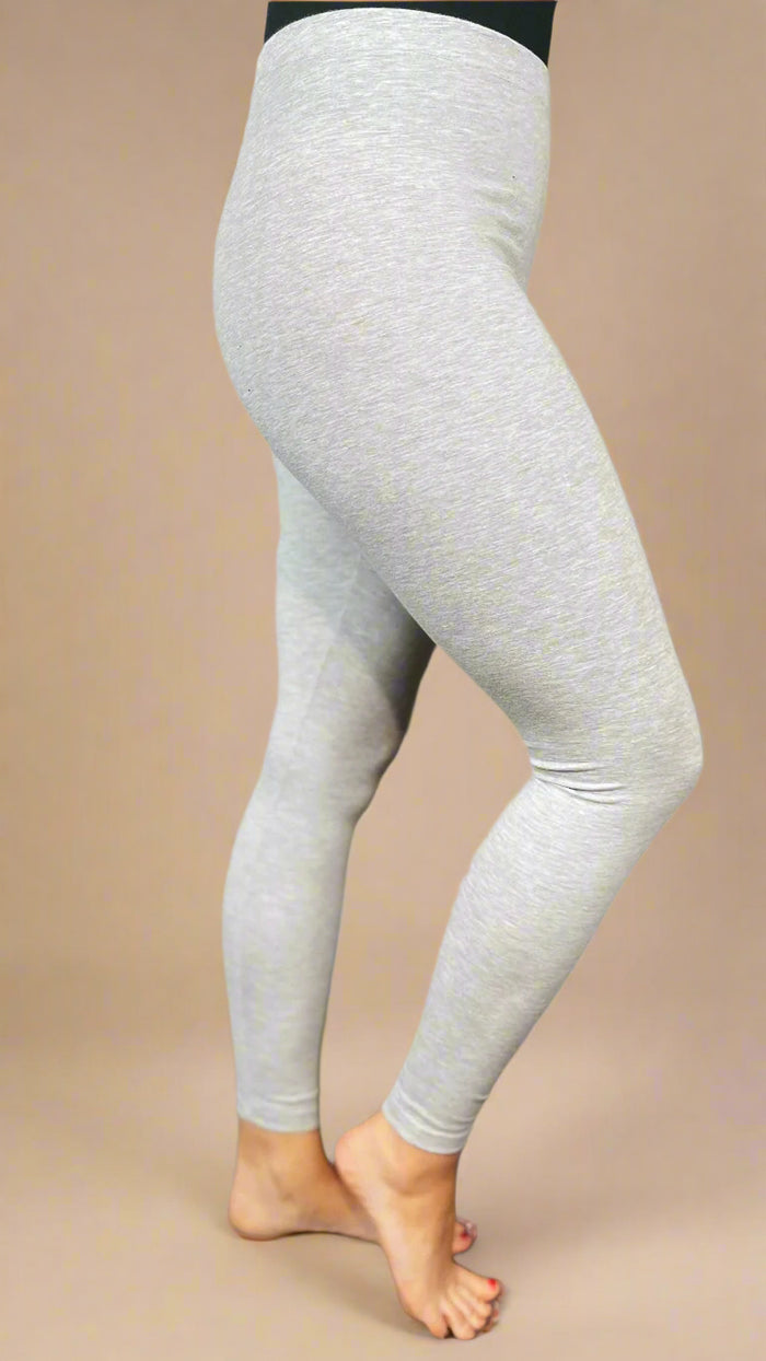 Camila Crop Leggings: Grey