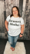 Brunch Babe Graphic Tee: Ivory
