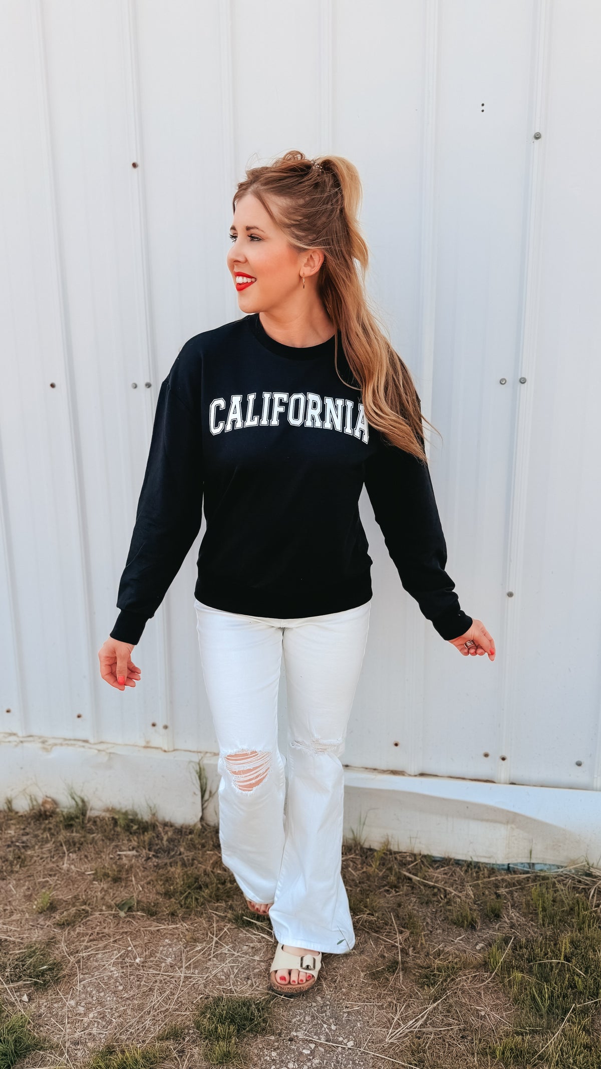 California Crewneck | Black