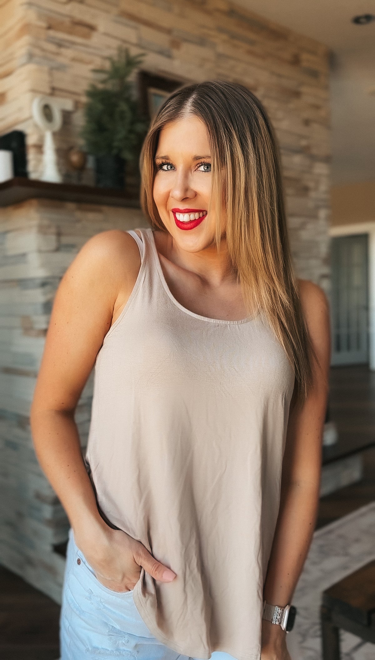Morgan 2.0 Basic Tank Top | Mocha