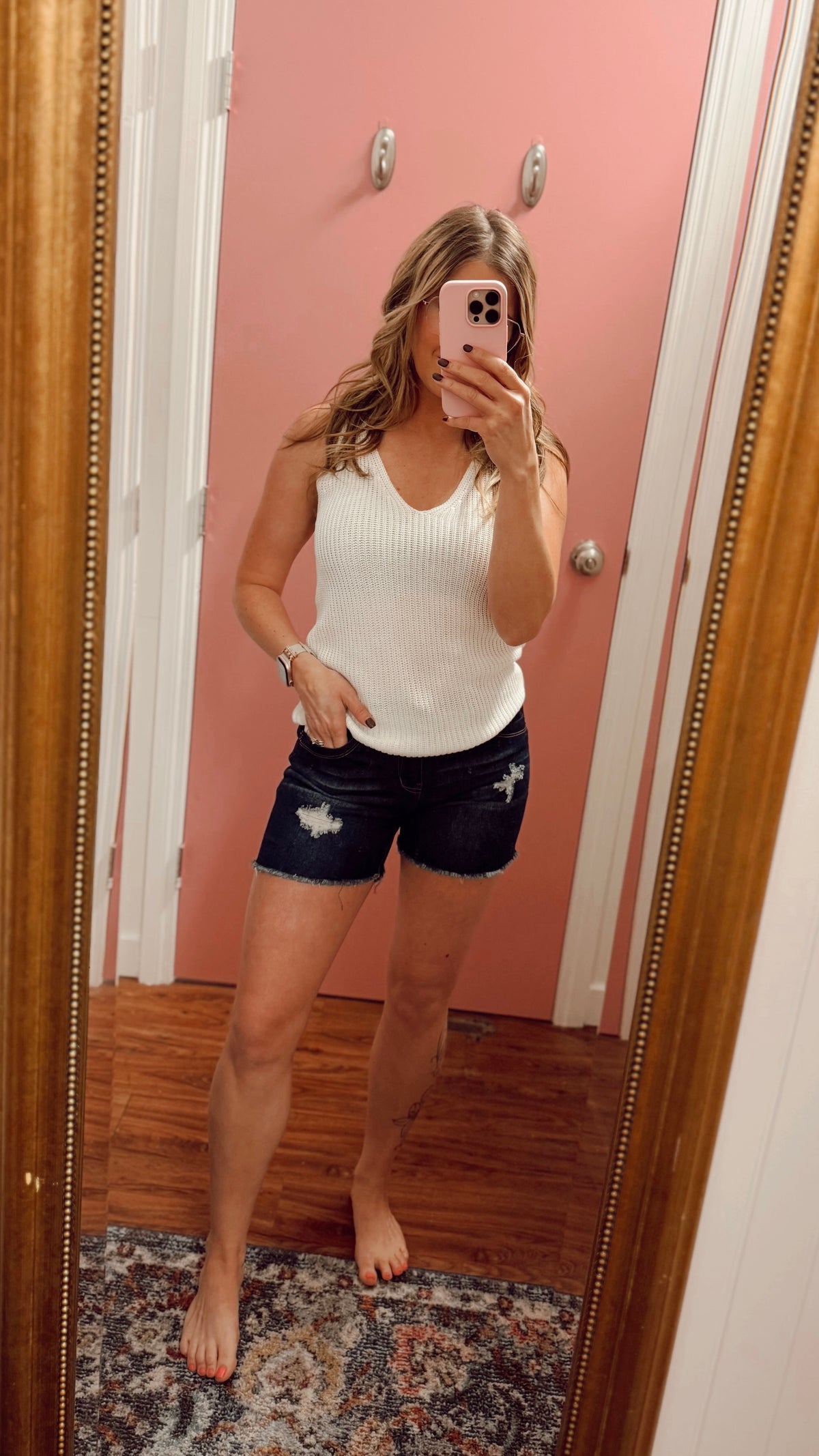 Lucas Denim Shorts: Dark Wash *SALE*