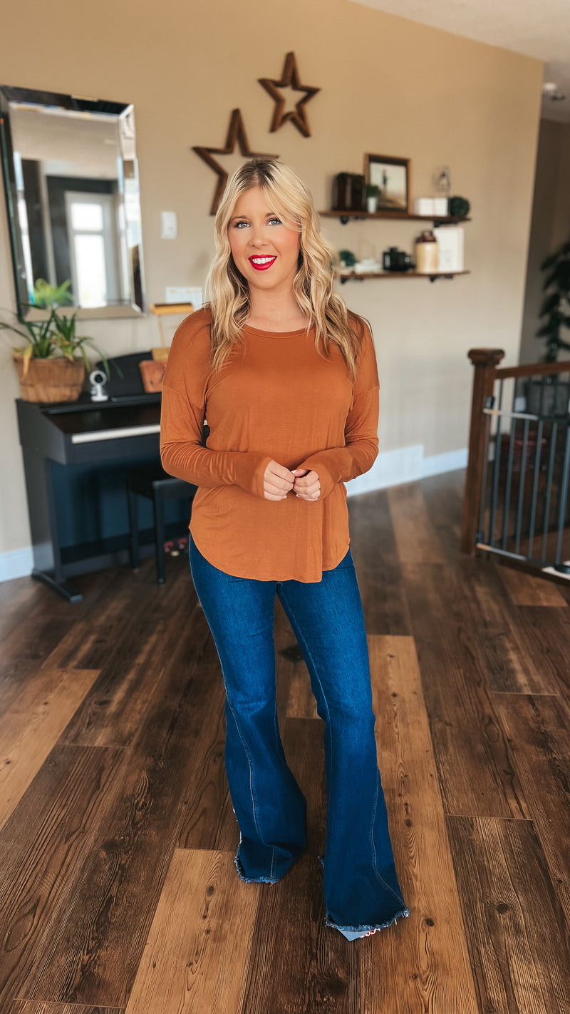 Lauralee Long Sleeve | Camel