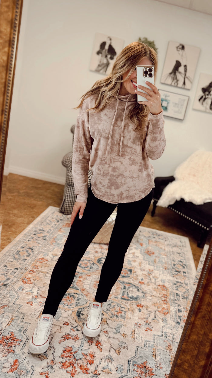 Lucie Cowlneck Sweatshirt | Tie Dye