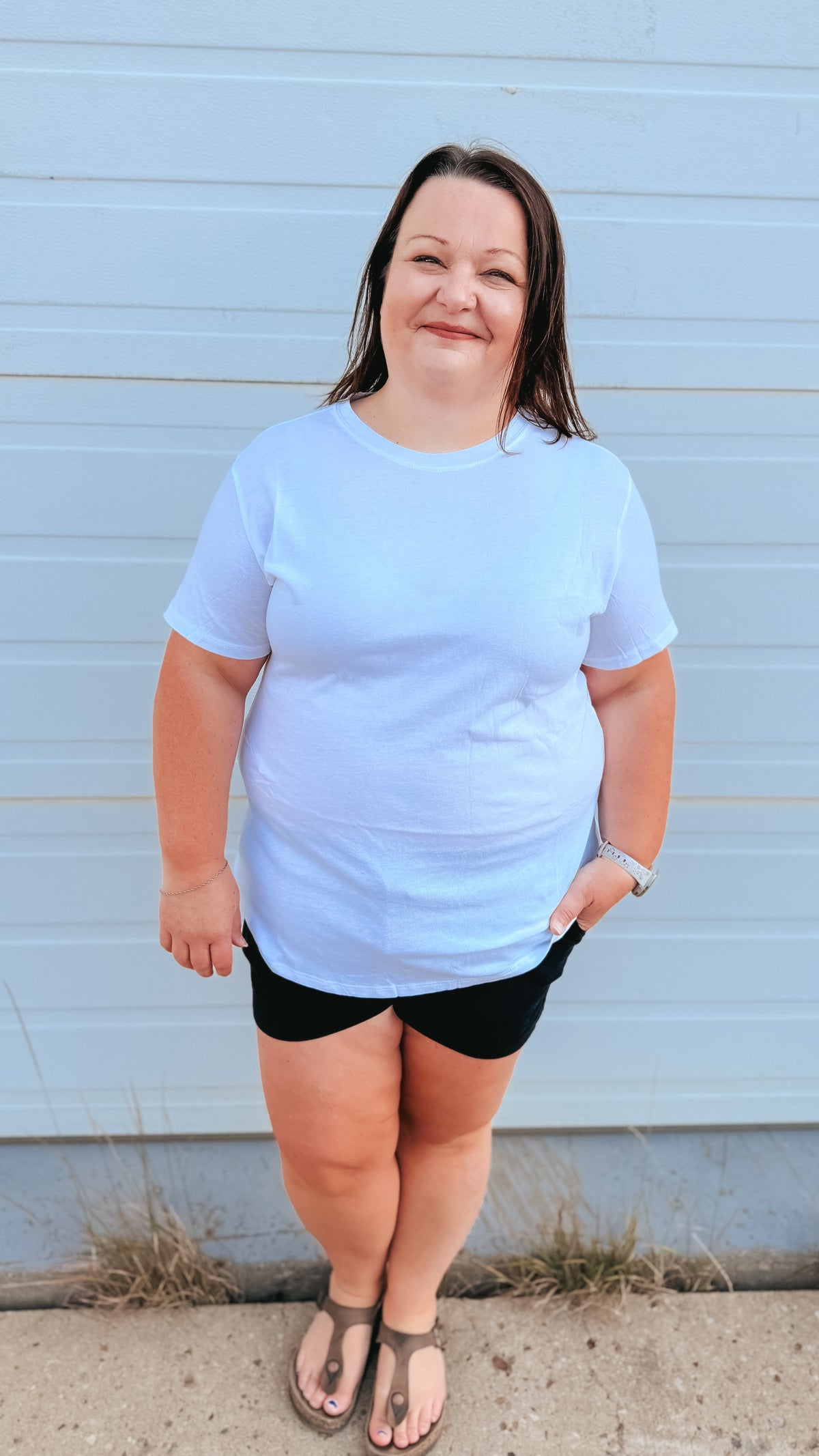 Julia Basic Tee | White