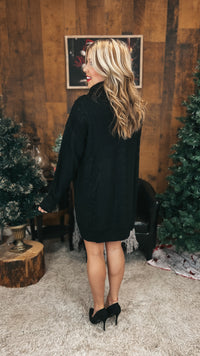 Cathy Cable Knit Sweater | Black