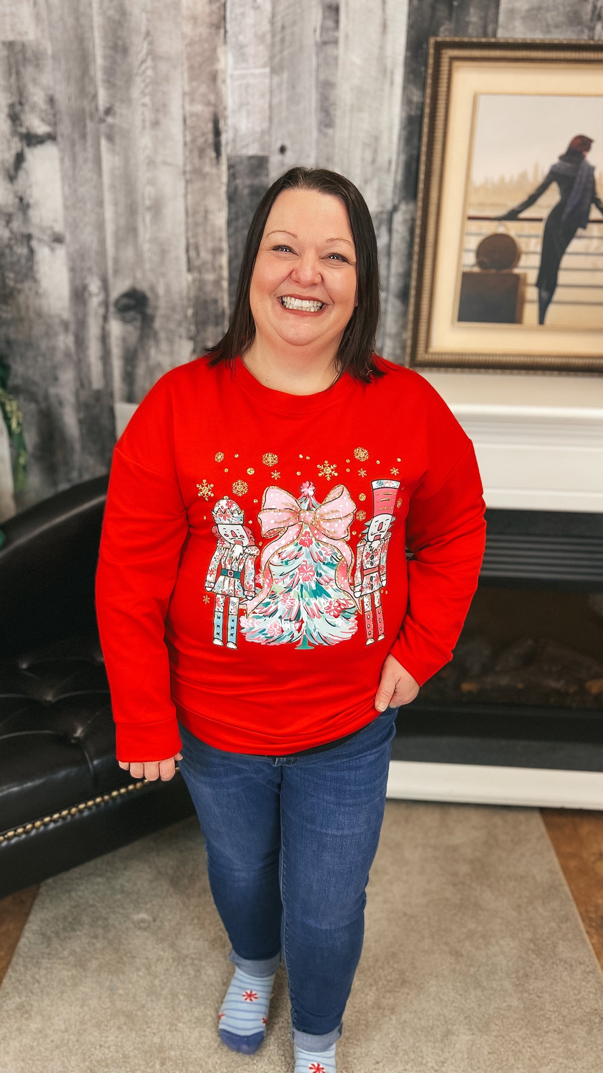 Nutcracker Christmas Sweater | Red