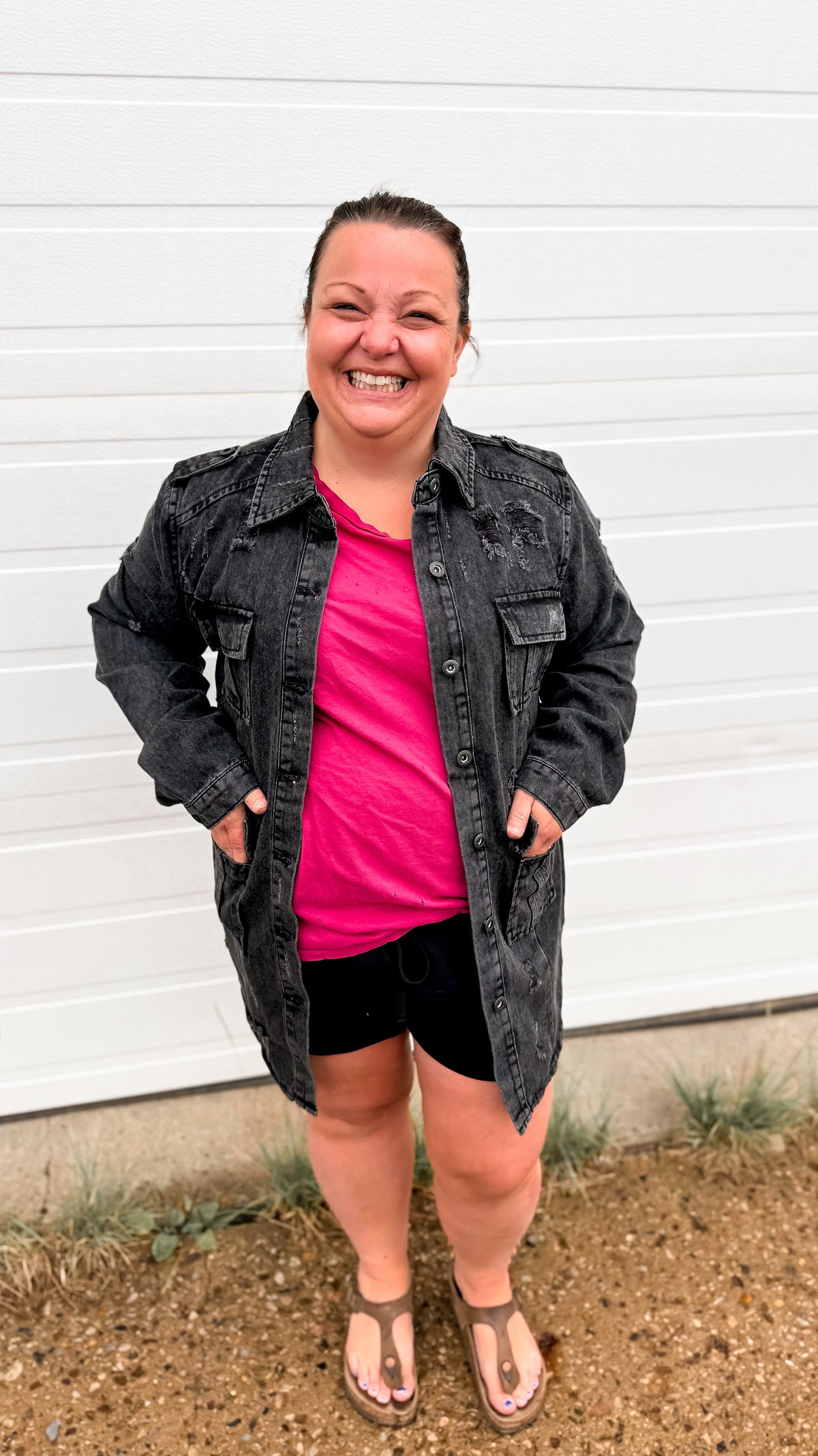 Tammy Denim Jacket | Black