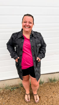 Tammy Denim Jacket | Black