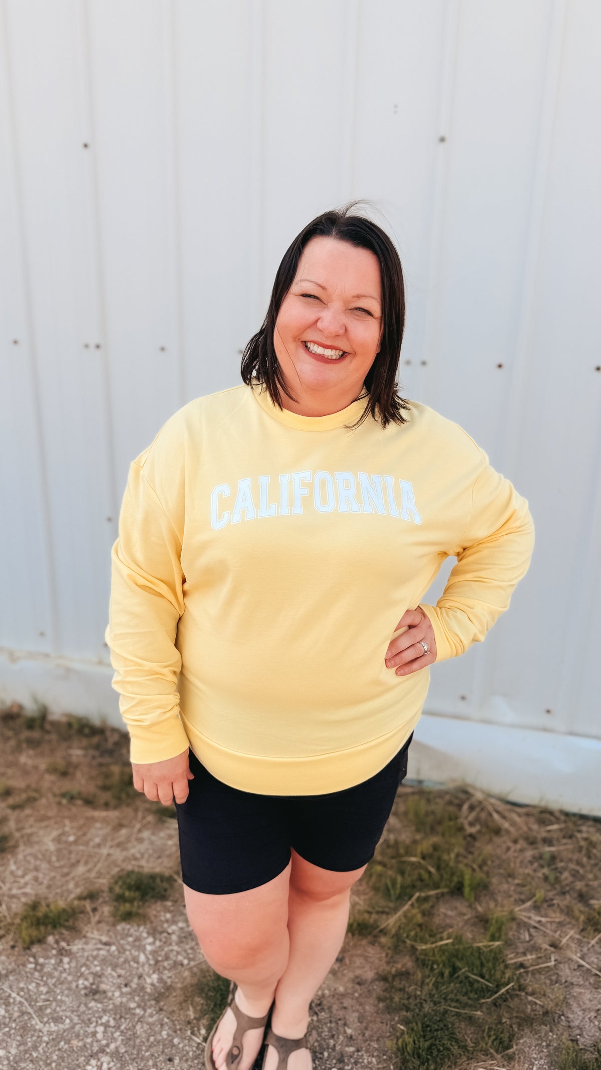 California Crewneck | Yellow