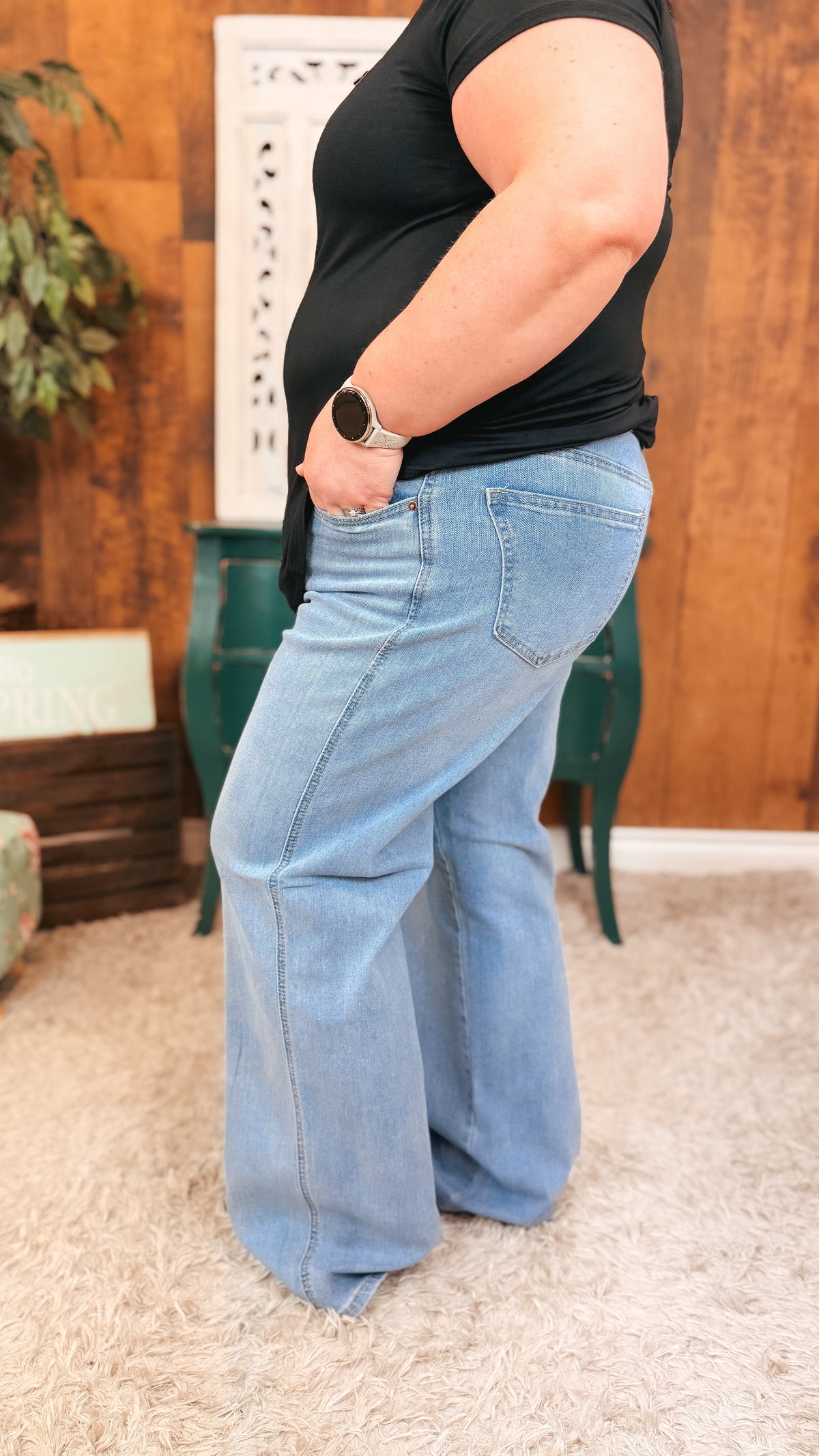 Jake Straight Leg Stretch Denim | Blue