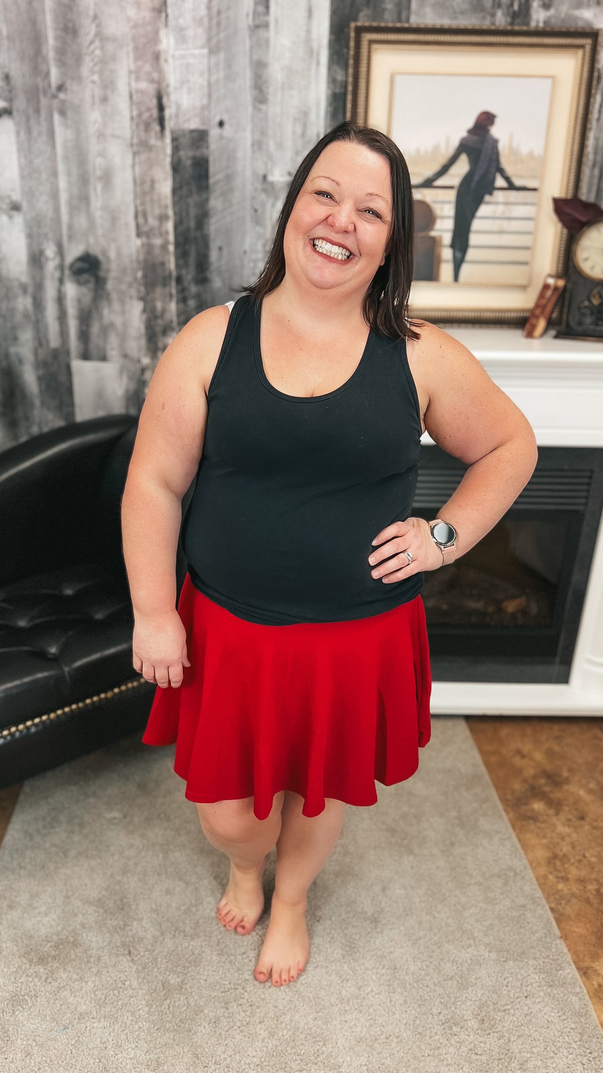 Cassandra Skort | Red