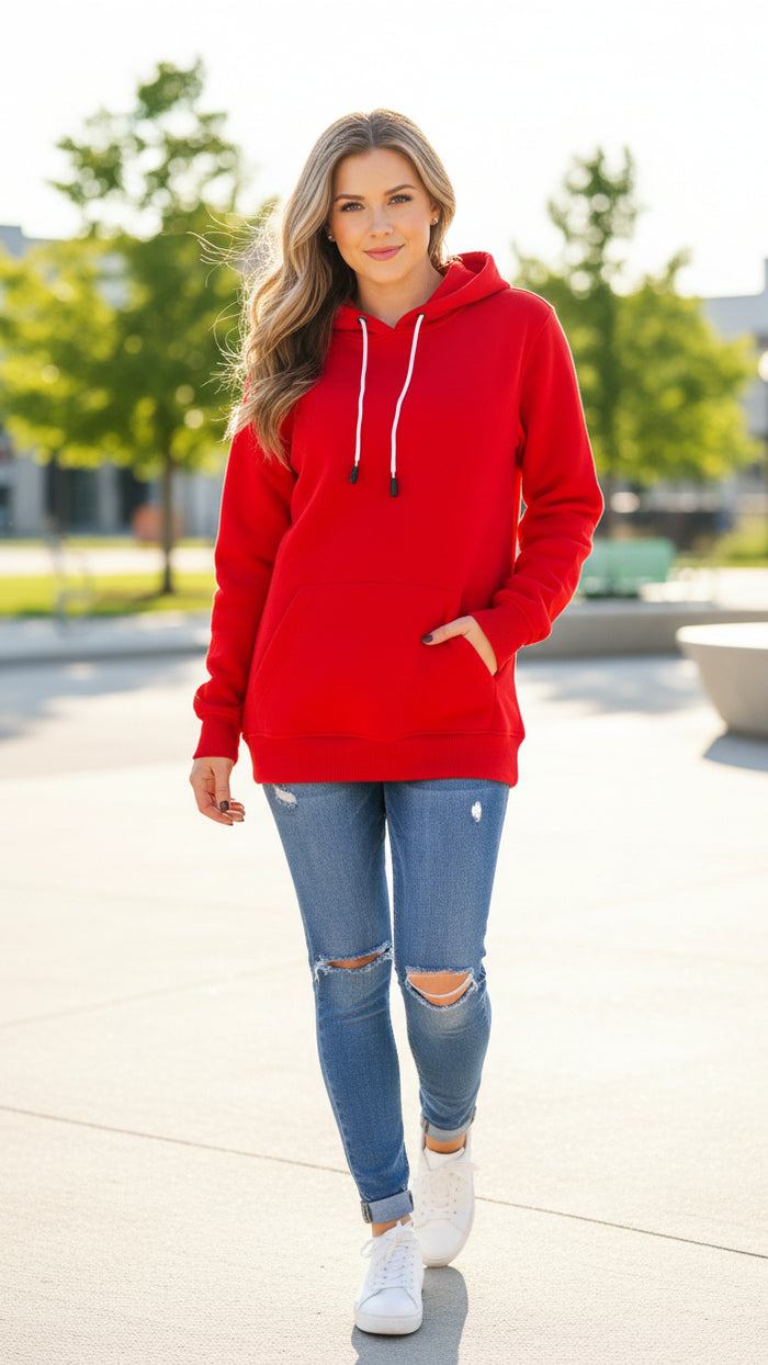 Amber Hoodie | Red