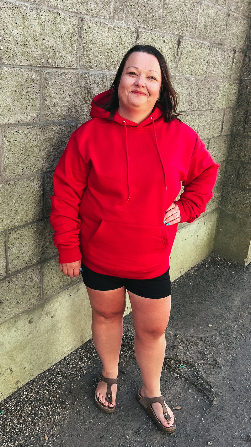 Riley Hoodie: Red