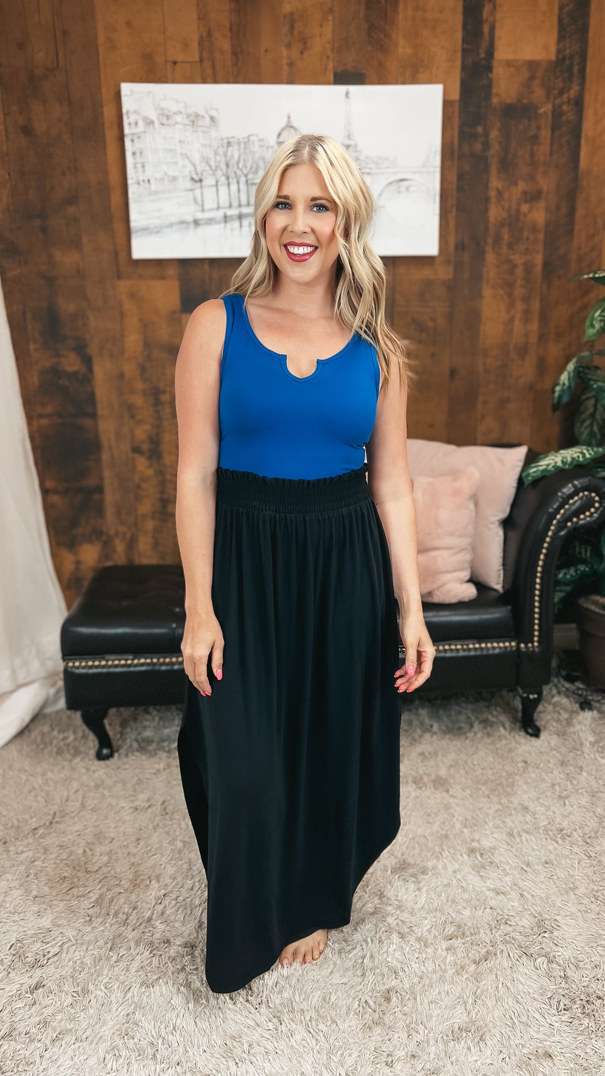 Michelle Maxi Skirt | Black
