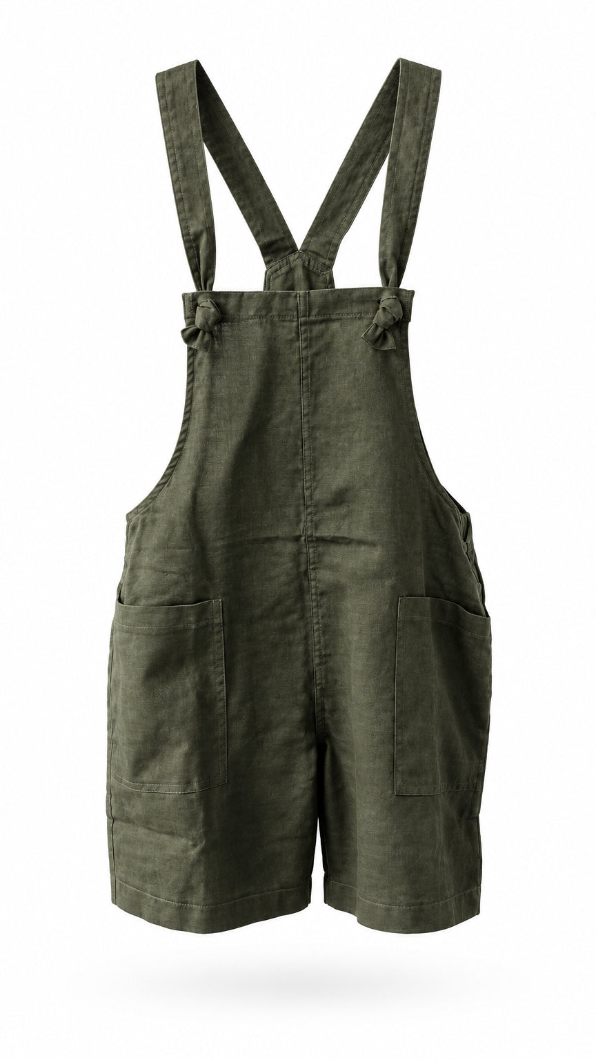 Jamie Short Overall Romper | Olive *SALE*